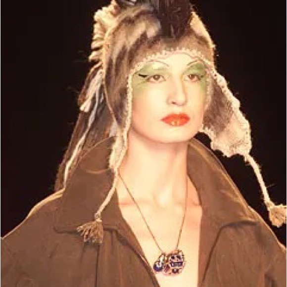 VTG Christian Dior Silver Metal Turquoise Gemstone Logo Nameplate Princess Ring - Picture 5 of 15